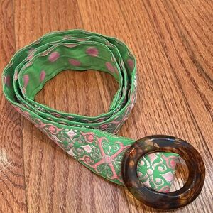 40” handmade reversible belt- never worn